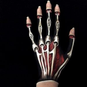 'Terminator' style body painting Carolyn Roper
